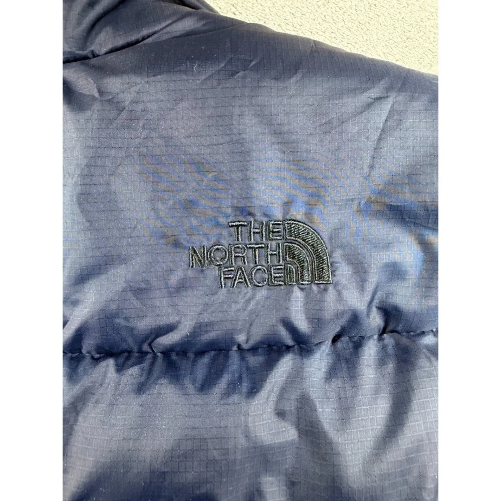 The North Face 550 Down Vest Mens XXL Blue Puffer Full Zip
